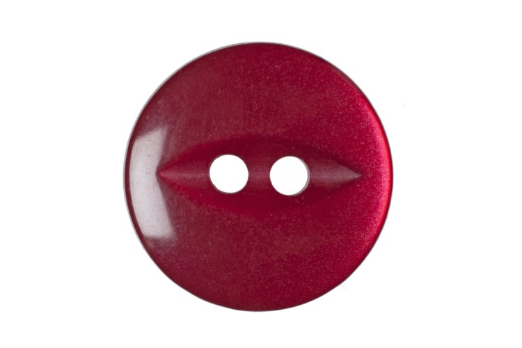 Fish Eye Buttons 14mm Dark Pink & Red (G033922-07)