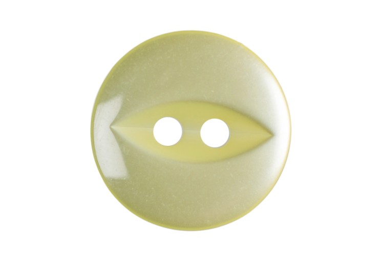 Fish Eye Buttons 14mm Yellow (G033922-3)