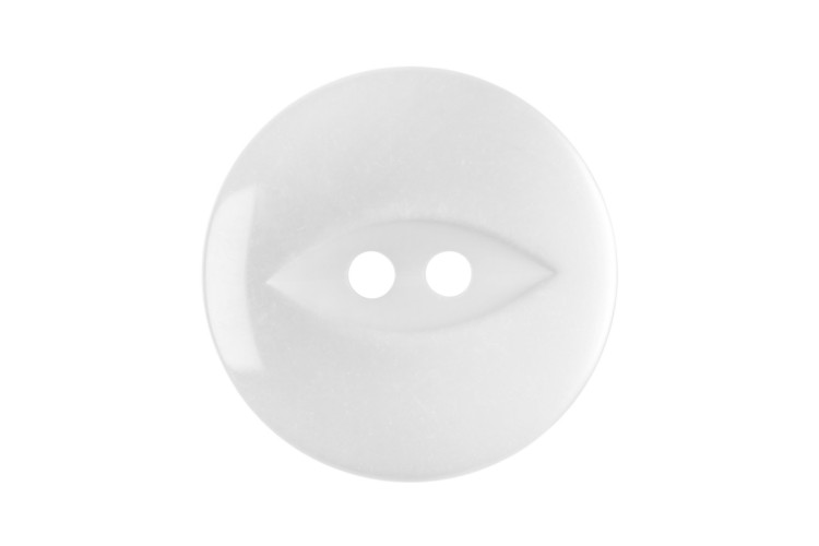 Fish Eye Buttons 19mm Pearl White (G033930-01)