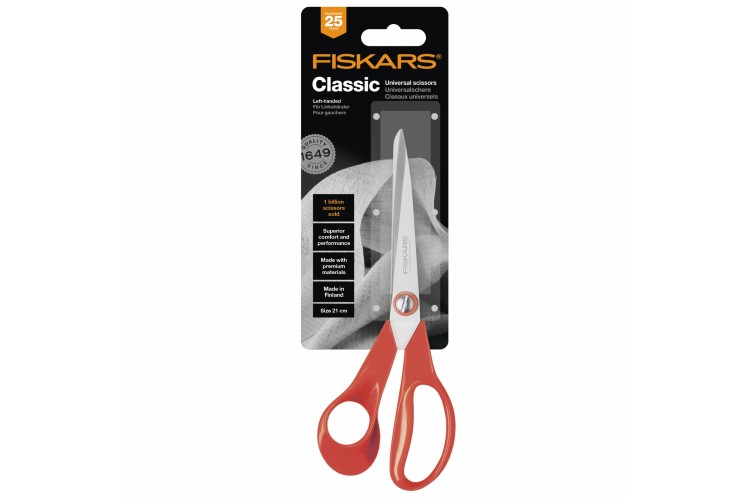 Fiskars Classic Left Handed Scissors 21cm (F9850)