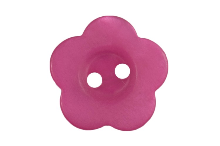 Flower Buttons Maroon 18mm 2B/1806