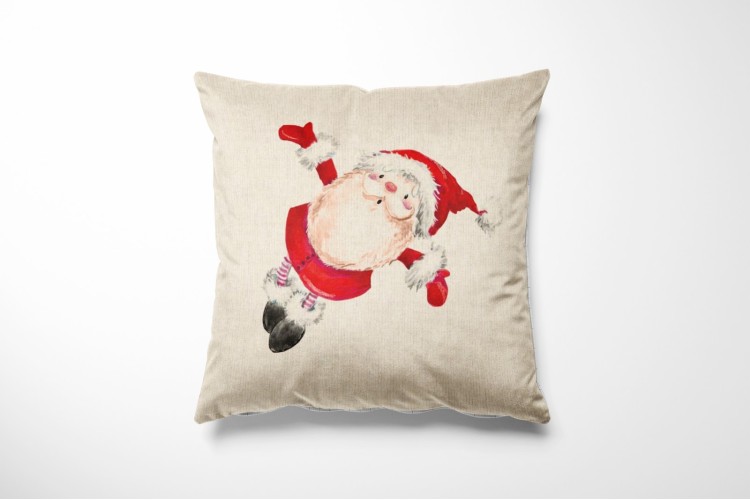 Flying Santa Cushion Panel