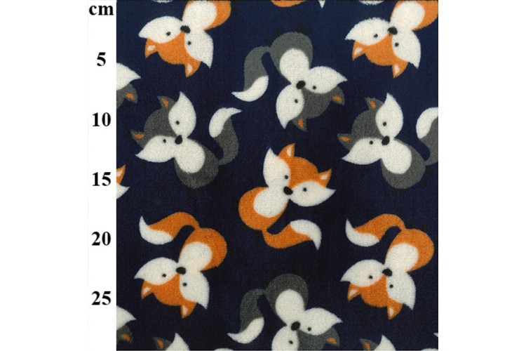 Fox & Hedgehog Double Sided Supersoft Fleece