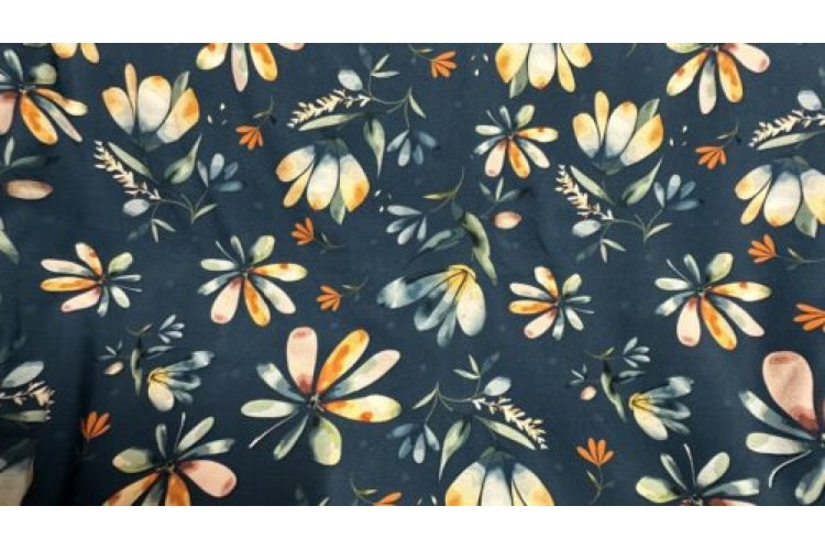 Glorious Viscose/Cotton Navy