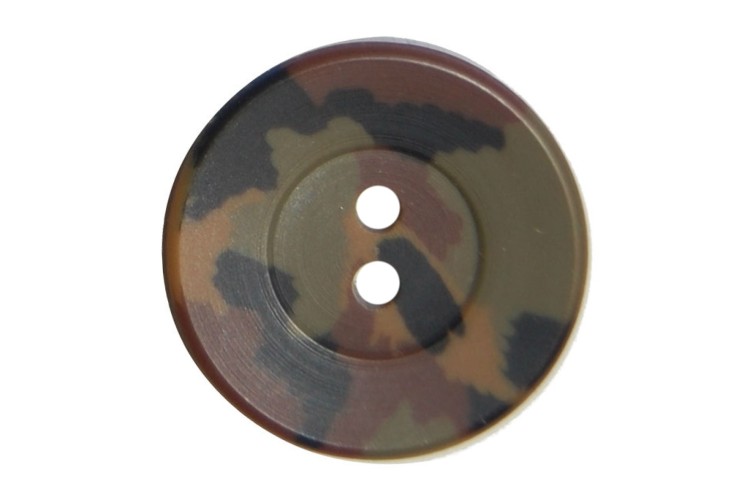 Green Camo Buttons 20mm 2B/2543