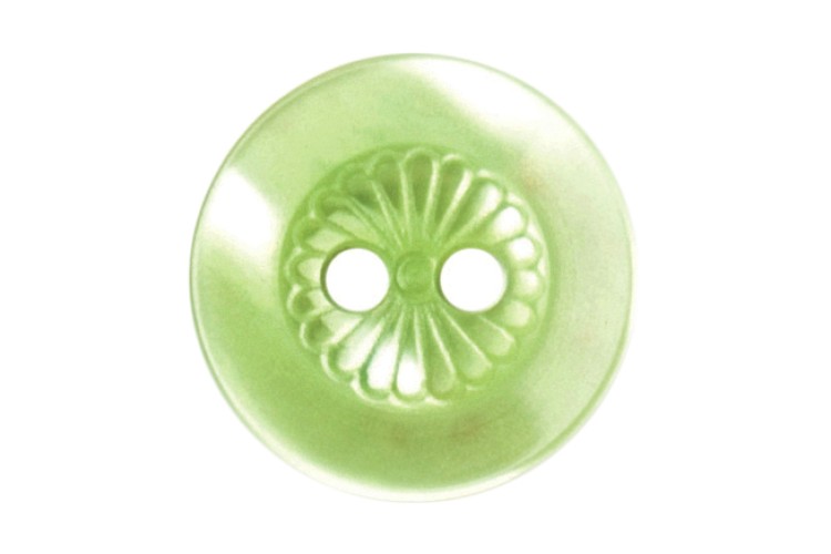 Green Round 13mm 2B\1376