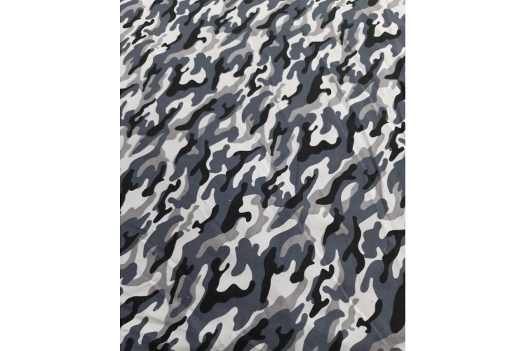 Grey Camouflage Babycord