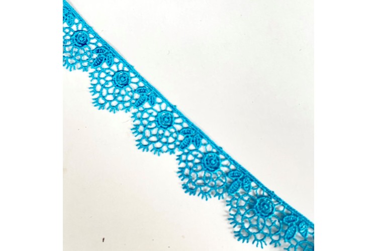 Guipure Lace Teal 23mm