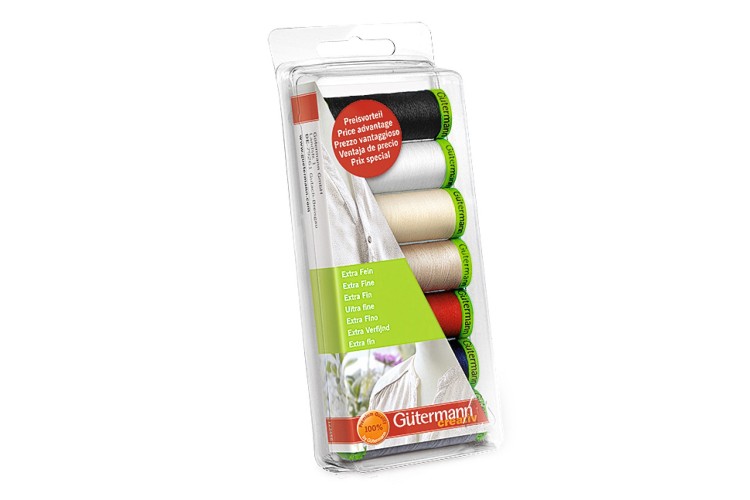 Gutermann Extra Fine Thread Set 7 Spools