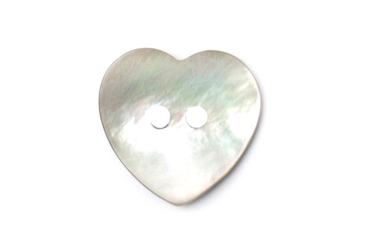 Heart Shell Buttons 11mm 2B/1755