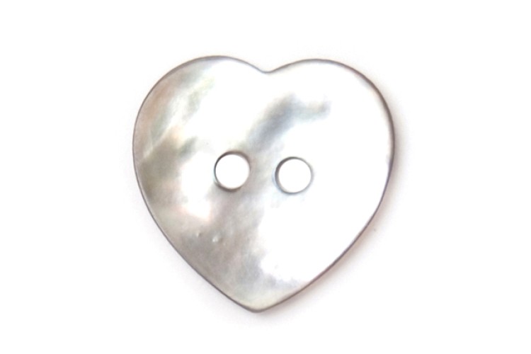 Heart Shell Buttons 15mm 2B/1756