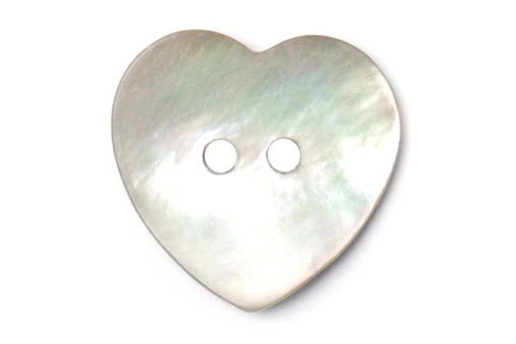 Heart Shell Buttons 20mm 2B/1757