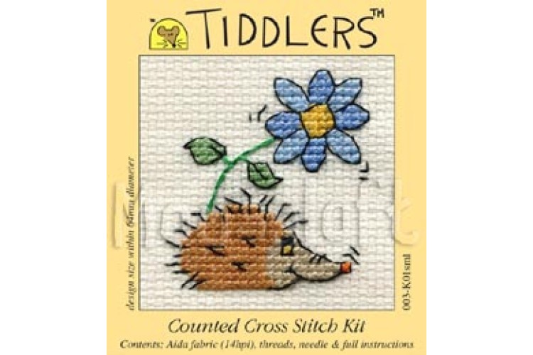 Hedgehog & Flower Small Stitch Kit