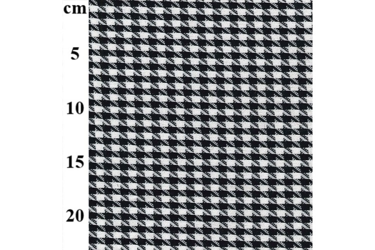 Houndstooth Poly Viscose Check