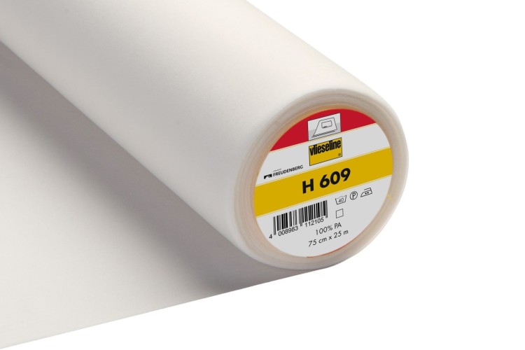 Interlining Fusible Knit 75cm wide White