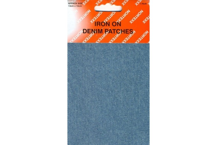 Iron On Patches Light Blue Denim Patches