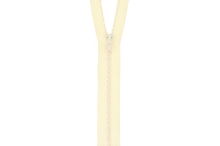 Ivory Chunky Open Ended Zip 26