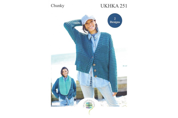 Jacket & Snood in Chunky UKHKA251