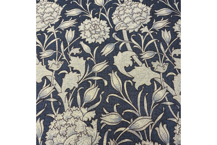 Jason Tapestry Fabric Navy