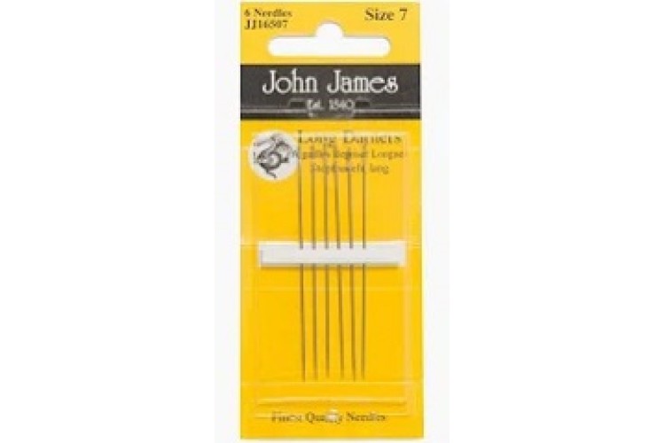 John James Long Darners Size 7 Needles