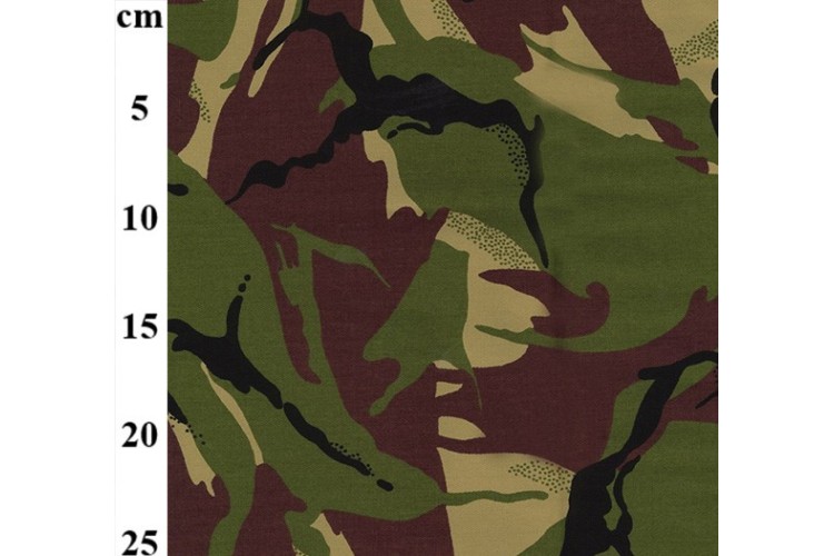 Jungle Camouflage Cotton Drill