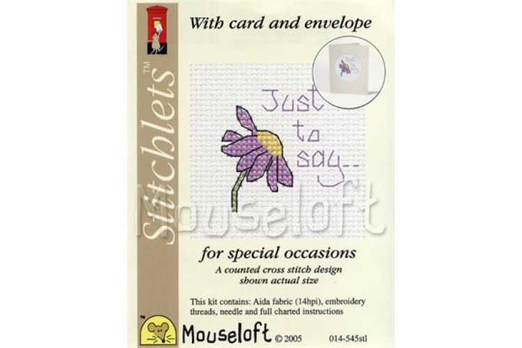 Just To Say... Card Stitch Kit