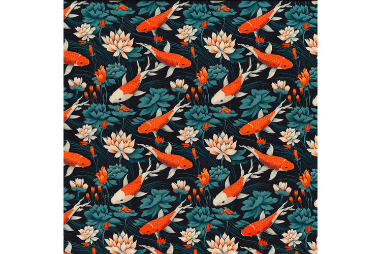 Koi Cotton Poplin