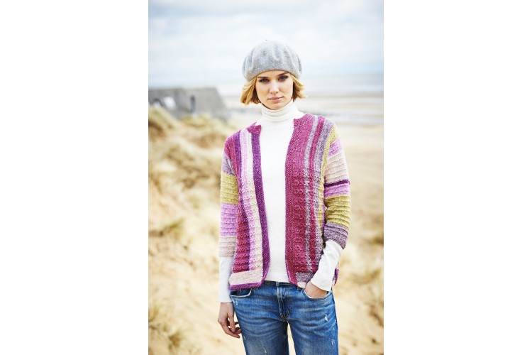 Ladies Sweater, Cardigan & Hat Pattern DK 9537