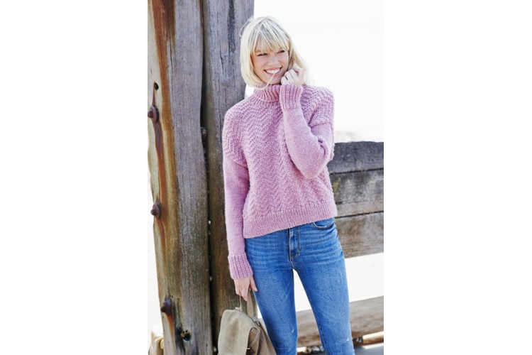 Ladies Sweaters Pattern Chunky 9445