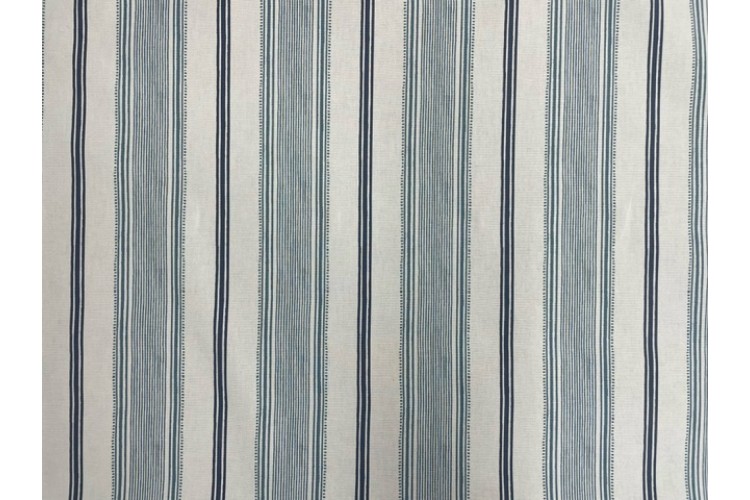 Laura Ashley Heacham Stripe Dark Seaspray