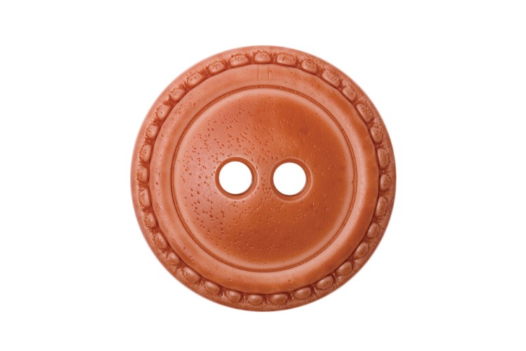 Light Brown Leather Look Buttons 20mm 2B\1073