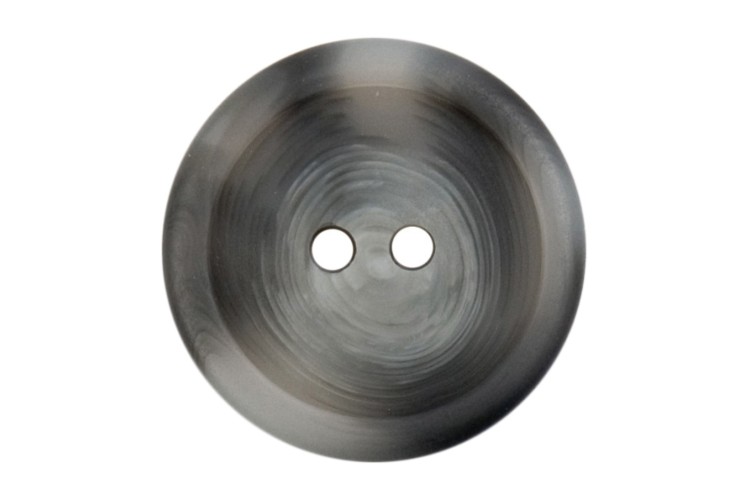 Light Grey/Black Wood Effect Button 28mm