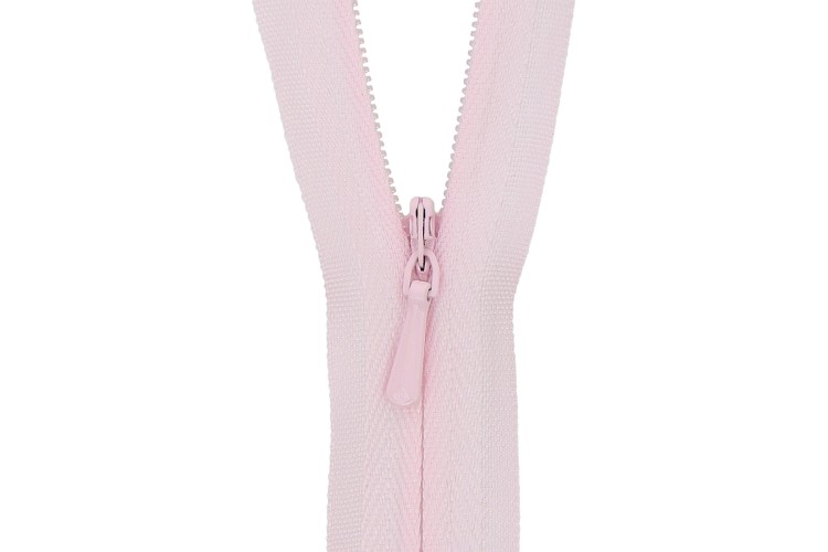 Light Pink Concealed Zips 24
