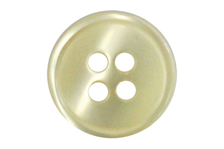 Light Yellow Blouse 4 Hole Rimmed 13mm Buttons