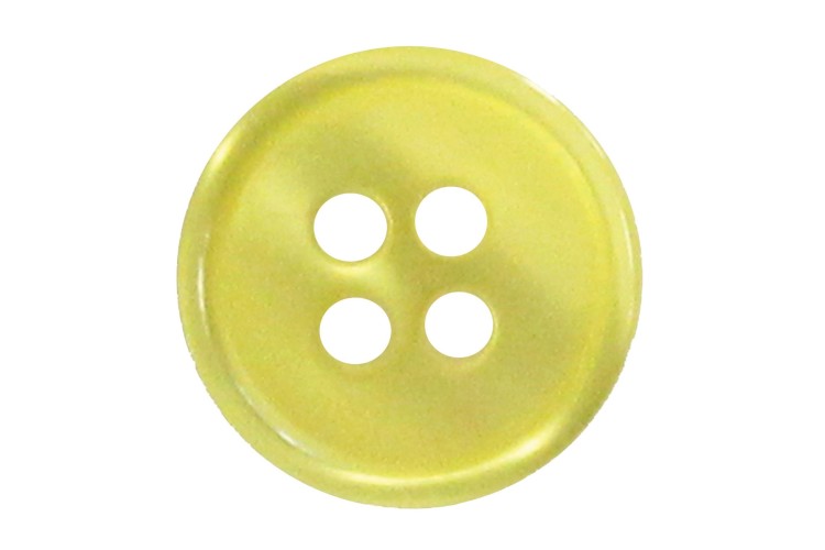 Dark Yellow Blouse 4 Hole Rimmed 13mm Buttons