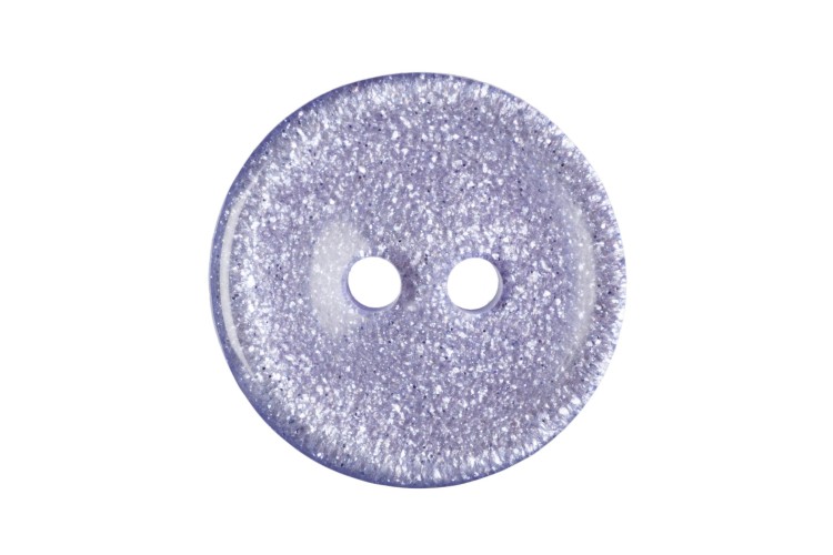 Lilac Glitter Round 15mm