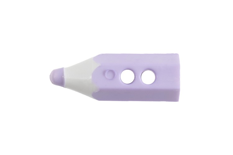 Lilac Pencil 19mm Button