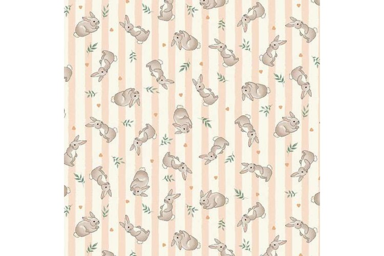 Little Ones Bunnies Coral