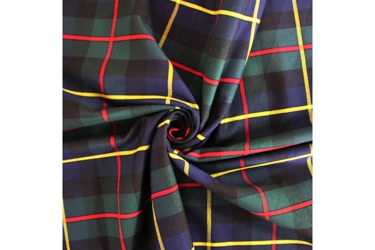 Macleod of Harris Poly Viscose Tartan