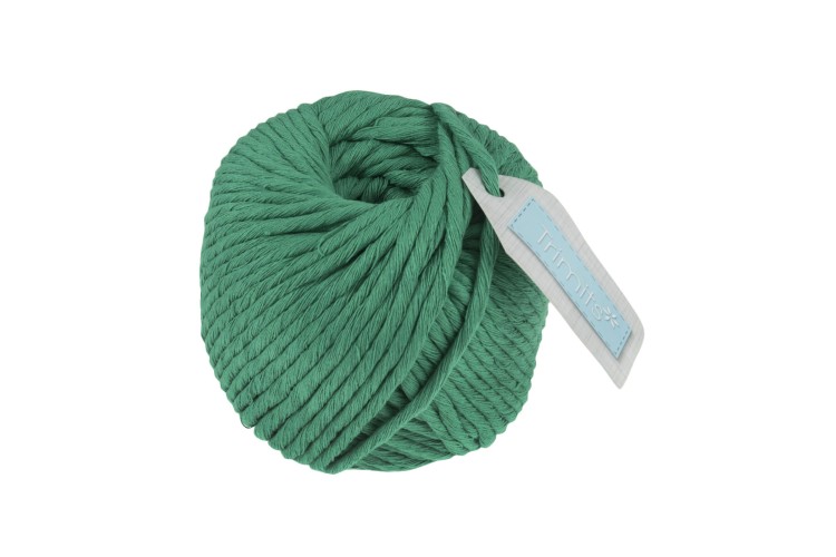 Macrame Cord 50m x 4mm Emerald