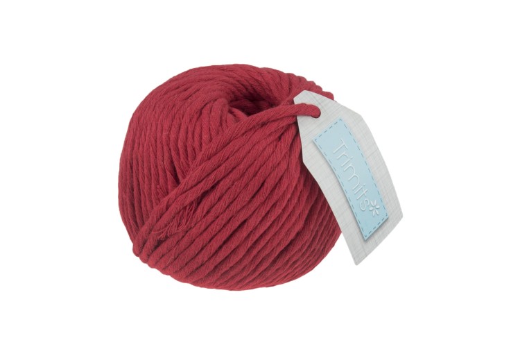 Macrame Cord 50m x 4mm Red