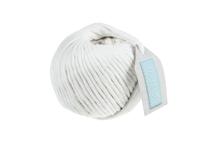 Macrame Cord 50m x 4mm White