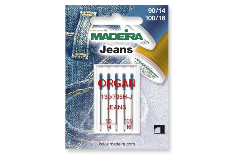 Madeira Jeans Sizes: 3 x 90(14) + 2 x 100(16)