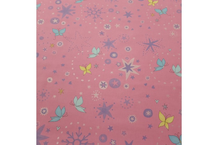 Maxima Metallic Pink Cotton