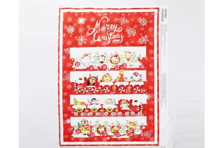 Merry Christmas Candy Advent Calendar