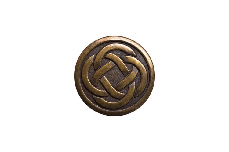 Metal Celtic Shank Buttons 19mm
