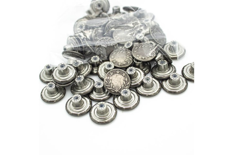 Metal Jeans Buttons 17mm