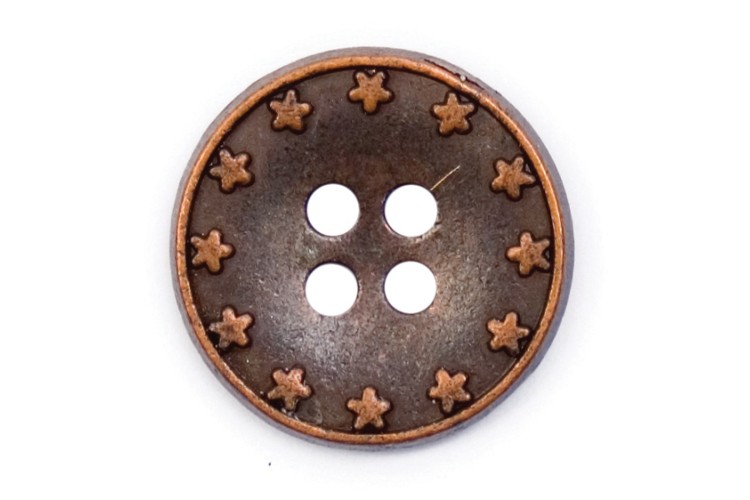 Metal Jeans Star Buttons 18mm 2B/0502