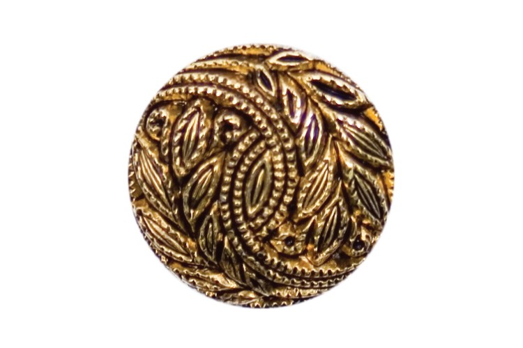 Metal Shank Gold Buttons 15mm 2B\0304