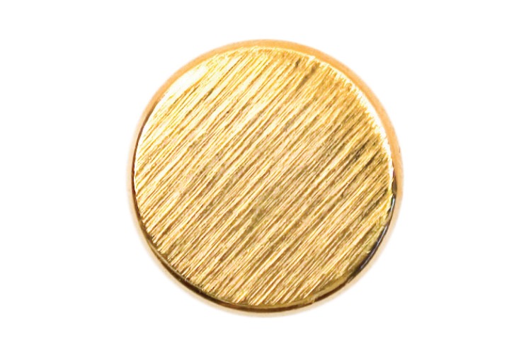 Metal Shank Gold Buttons 15mm 2B\571